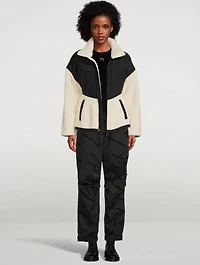 Sculpted Shoulder Fleece Jacket