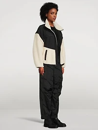 Sculpted Shoulder Fleece Jacket