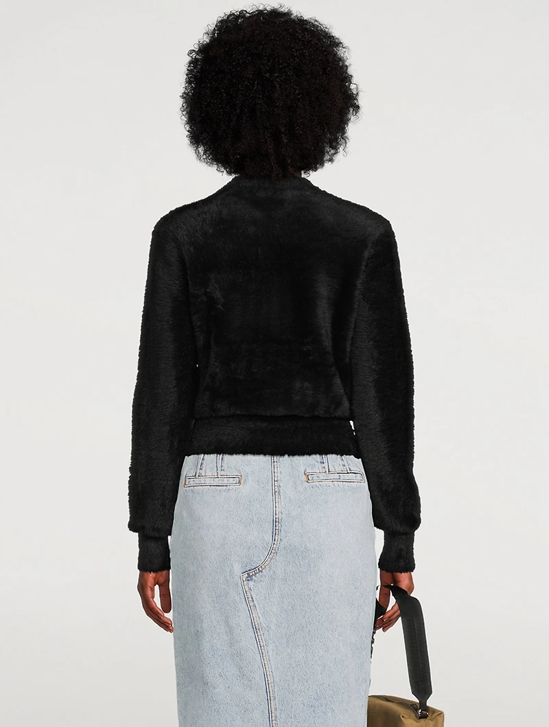 Faux Fur Sweater