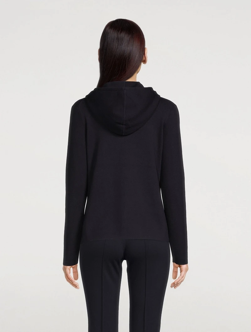 Cotton Hooded Cardigan