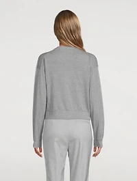 Cotton Cropped Cardigan