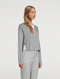 Cotton Cropped Cardigan