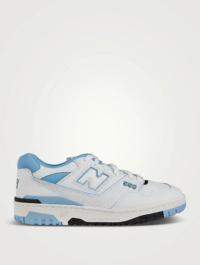 550 Mesh And Leather Sneakers