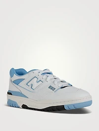 550 Mesh And Leather Sneakers