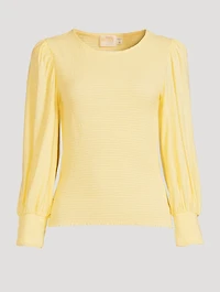 Pepper Shirred T-Shirt