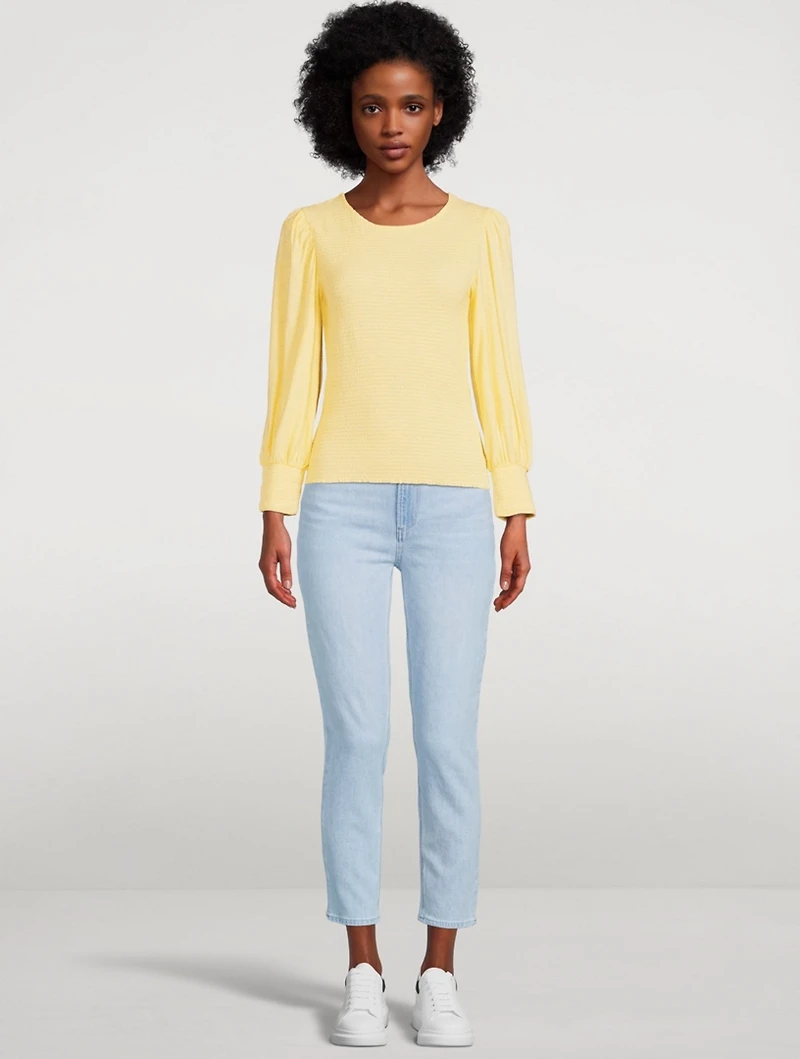 Pepper Shirred T-Shirt