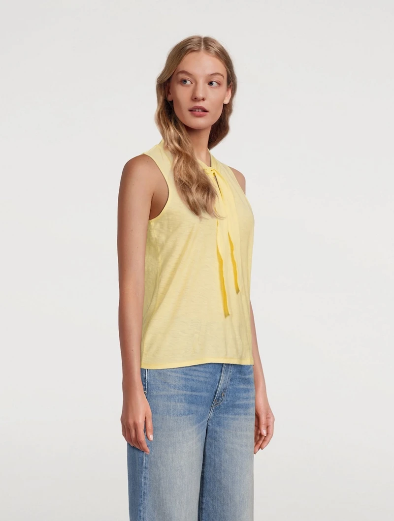 Lana Tie-Neck Tank Top