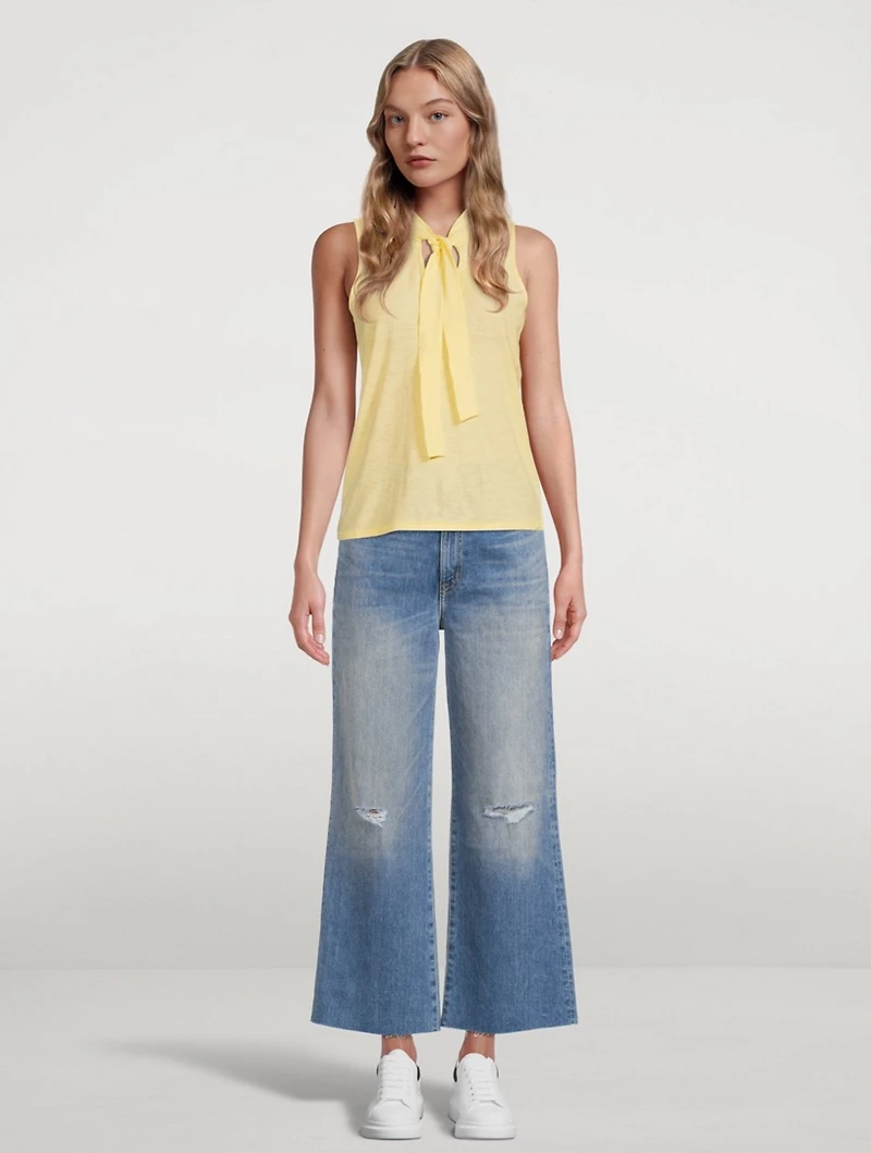Lana Tie-Neck Tank Top
