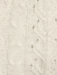Neta Cable-Knit Polo Sweater