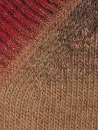 Zoey Jacquard Stripe V-Neck Sweater