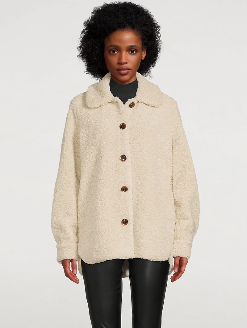 Aylin Teddy Shirt Jacket