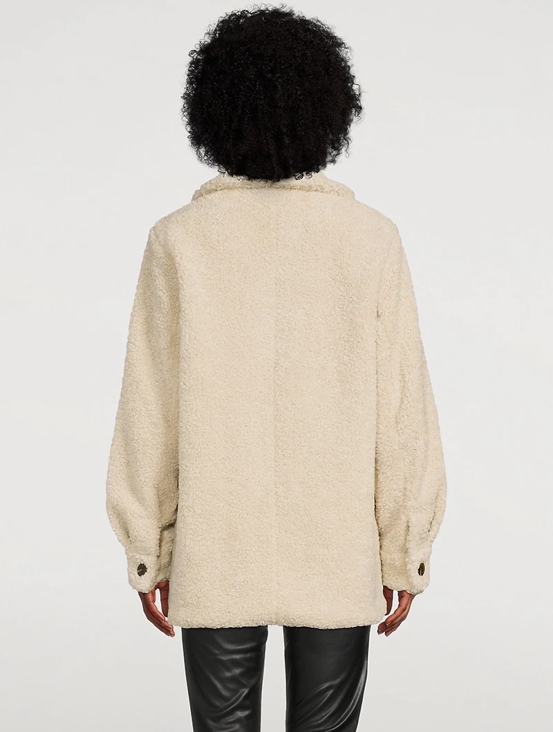 Aylin Teddy Shirt Jacket