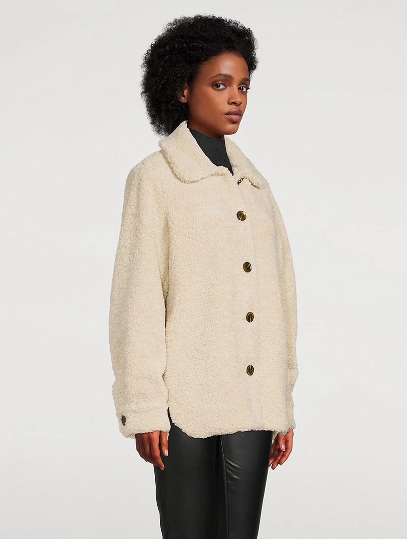 Aylin Teddy Shirt Jacket
