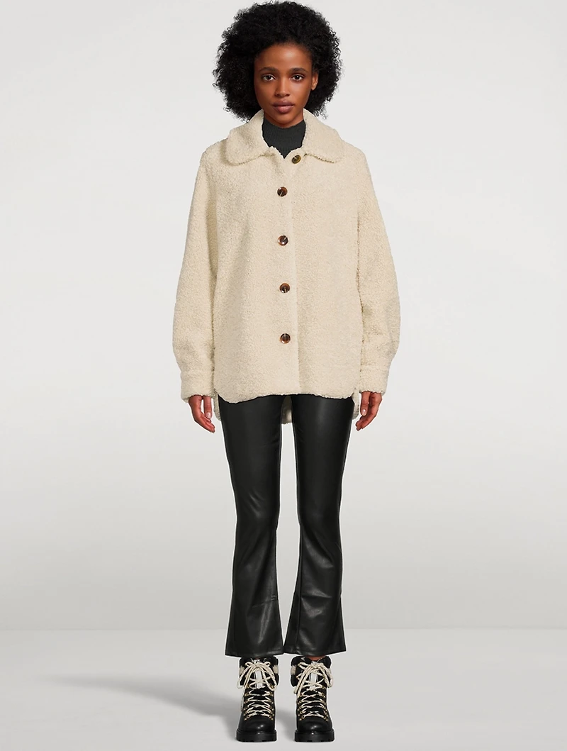Aylin Teddy Shirt Jacket