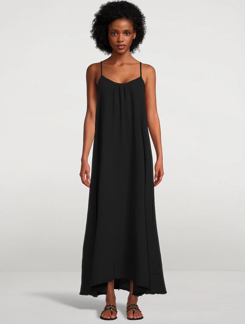 Lila Cotton Long Dress