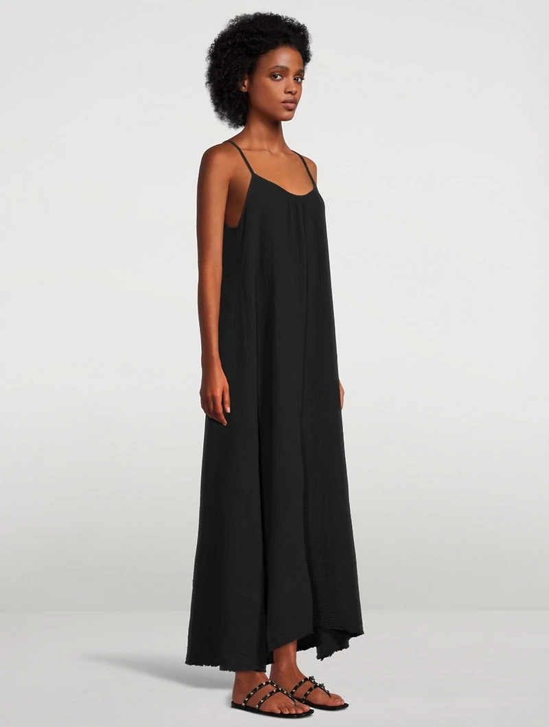 Lila Cotton Long Dress
