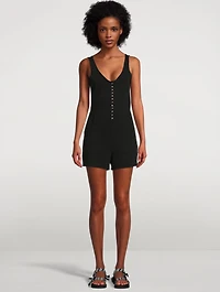 Gidget Cotton Utility Romper