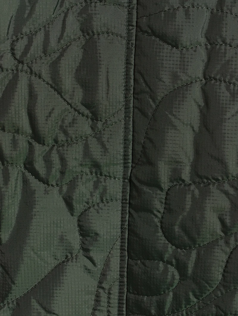 Quilted Recycled Ripstop Cape