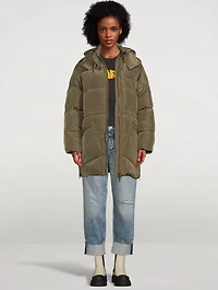 Recycled Polyester Tech Puffer Coat