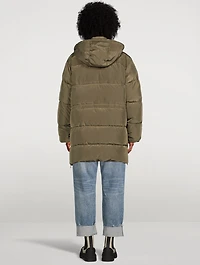 Recycled Polyester Tech Puffer Coat
