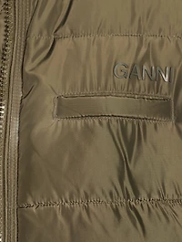 Recycled Polyester Tech Puffer Coat