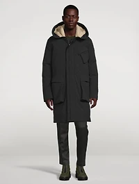 Jonas Mid-Length Down Coat With Hood