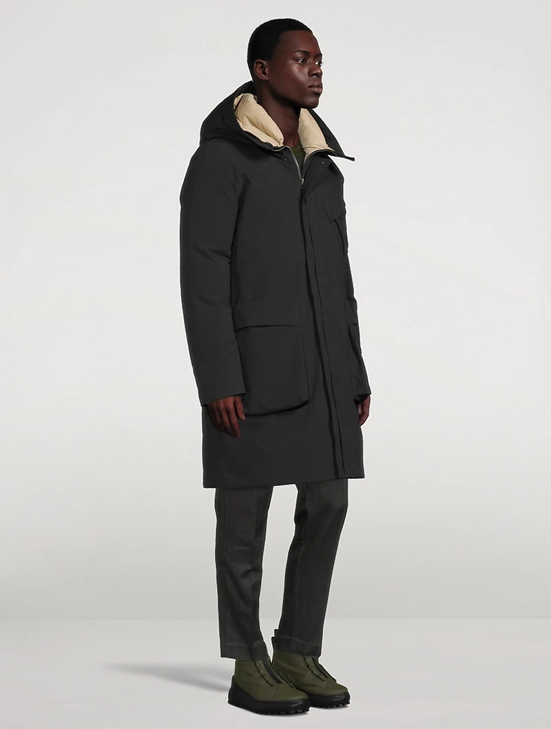 Jonas Mid-Length Down Coat With Hood