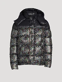 Misto Down Puffer Jacket Floral Print