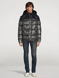 Misto Down Puffer Jacket Floral Print