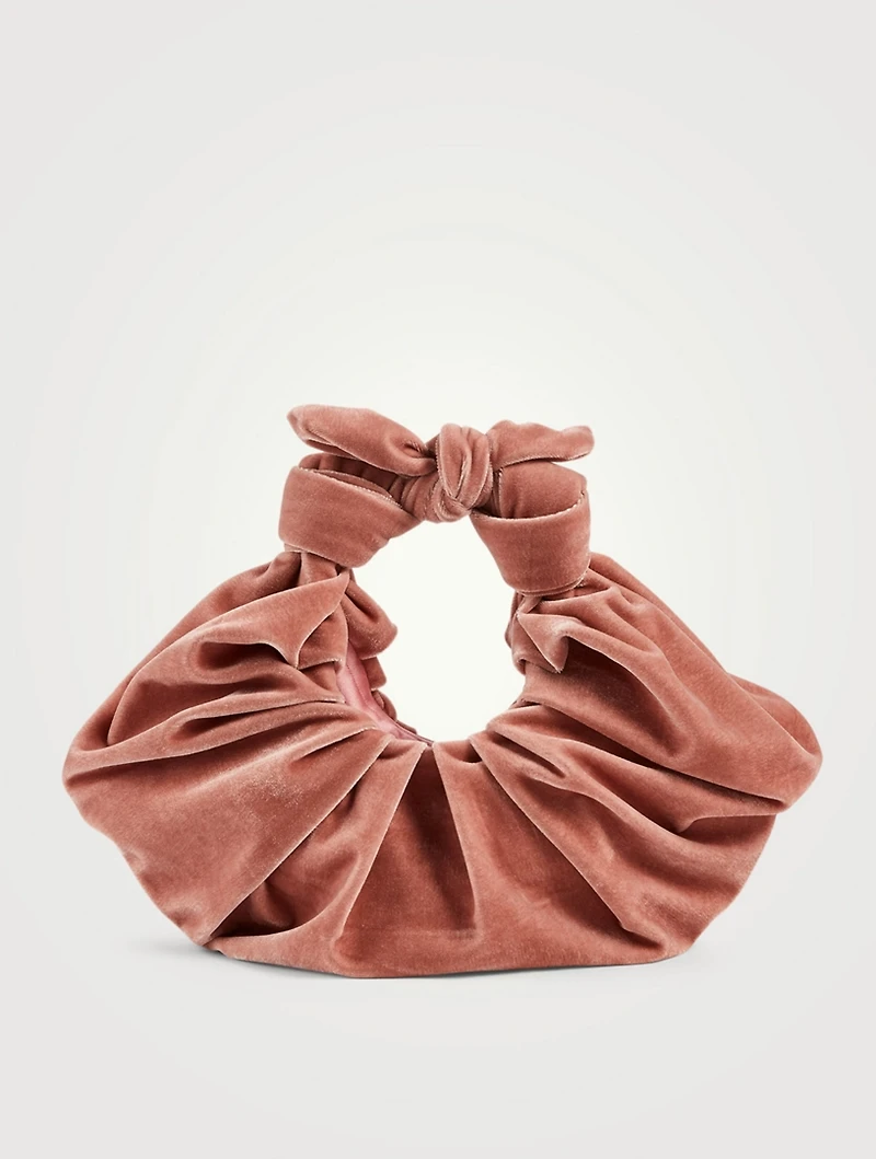 Kiku Velvet Croissant Bag
