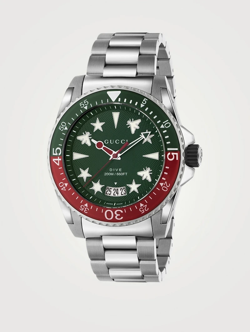 Dive Stainless Steel Bracelet Watch