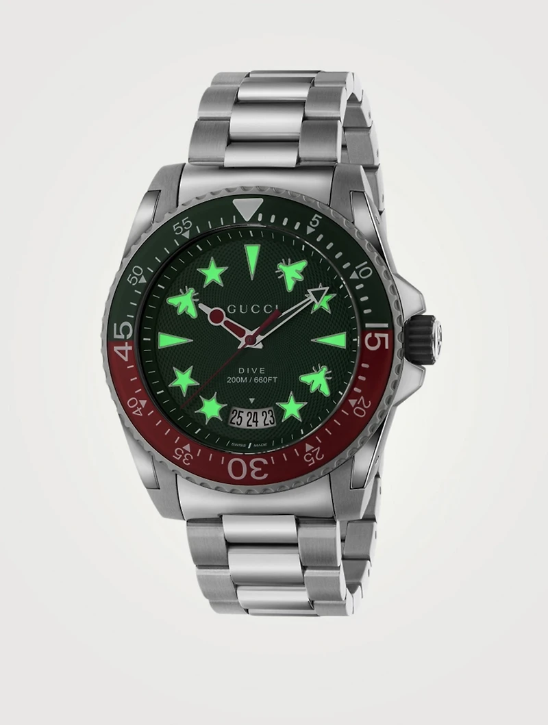 Dive Stainless Steel Bracelet Watch