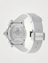 Dive Stainless Steel Rubber Strap Watch