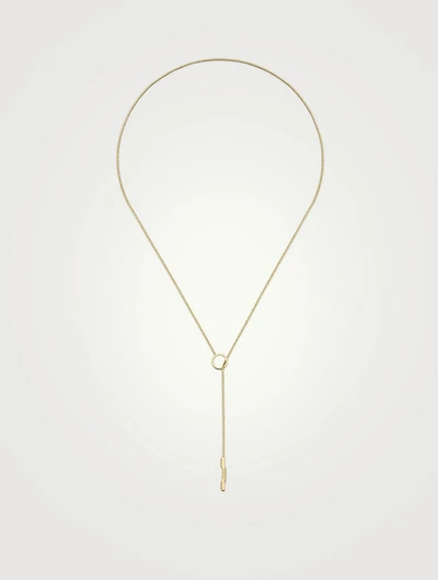 Link To Love 18K Gold Lariat Necklace