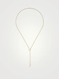 Link To Love 18K Gold Lariat Necklace
