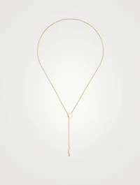 Link To Love 18K Gold Lariat Necklace