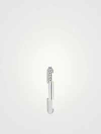 18K White Gold Link To Love Ring With Diamonds