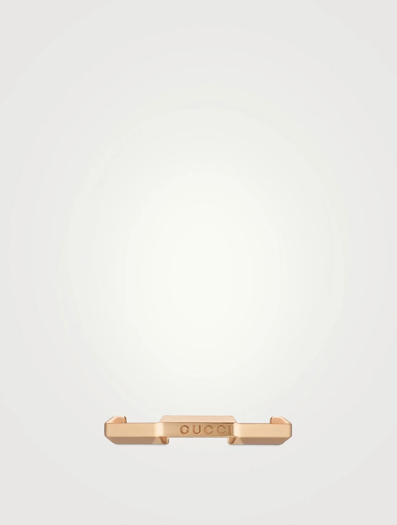 Link To Love 18K Rose Gold Mirrored Ring