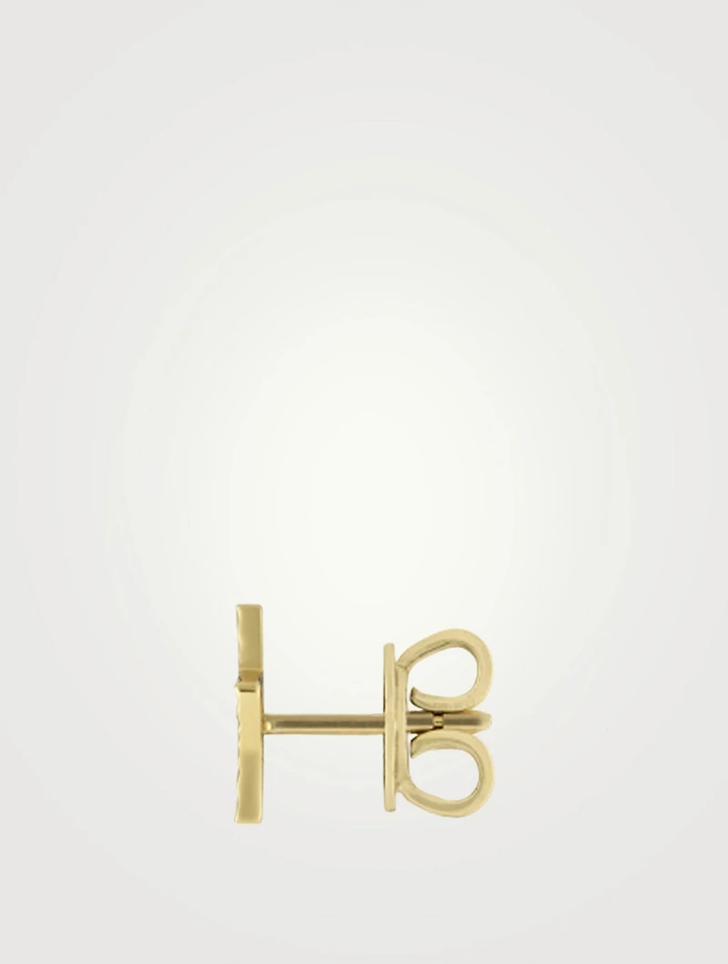 Icon 18K Gold Asymmetric Earrings