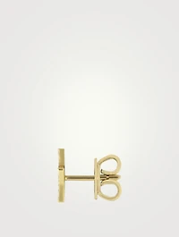 Icon 18K Gold Asymmetric Earrings