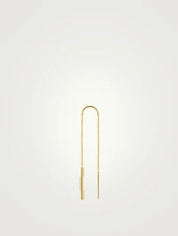 Link To Love 18K Gold Bar Chain Earrings