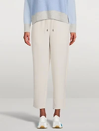 Crepe Drawstring Pants
