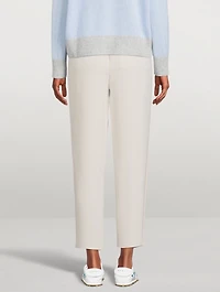 Crepe Drawstring Pants