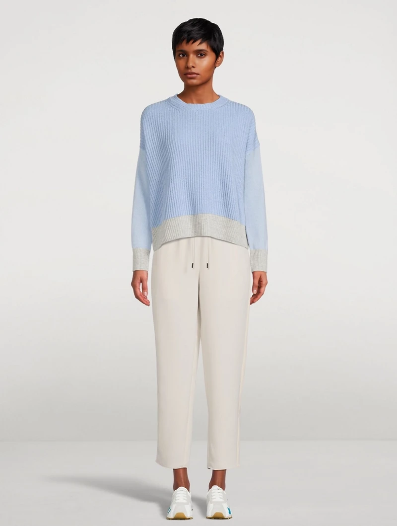 Crepe Drawstring Pants