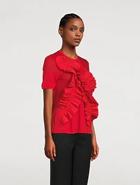 Pluma Ruffled T-Shirt