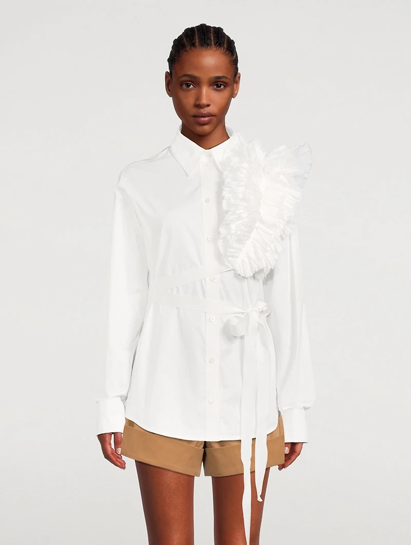 Catalina Ruffled Harness Shirt