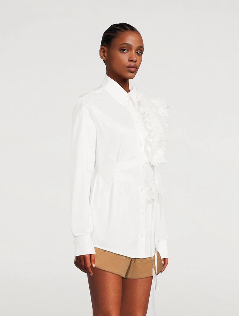 Catalina Ruffled Harness Shirt