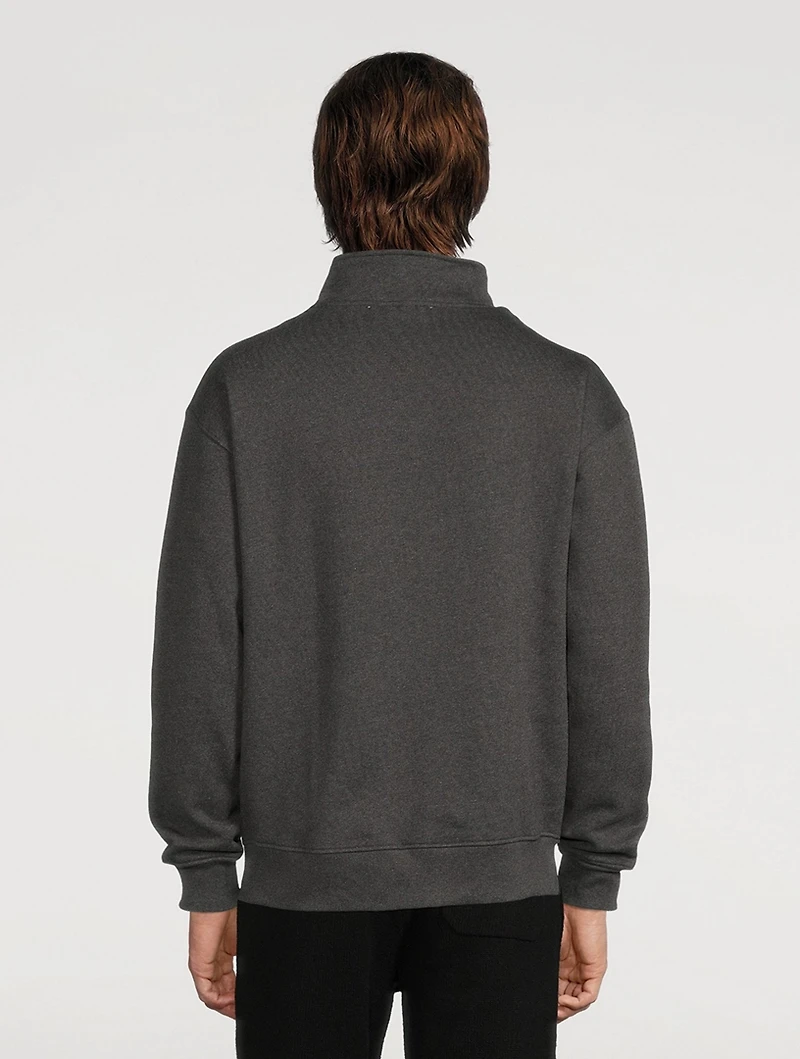 Essential Fleece Half-Zip Sweater
