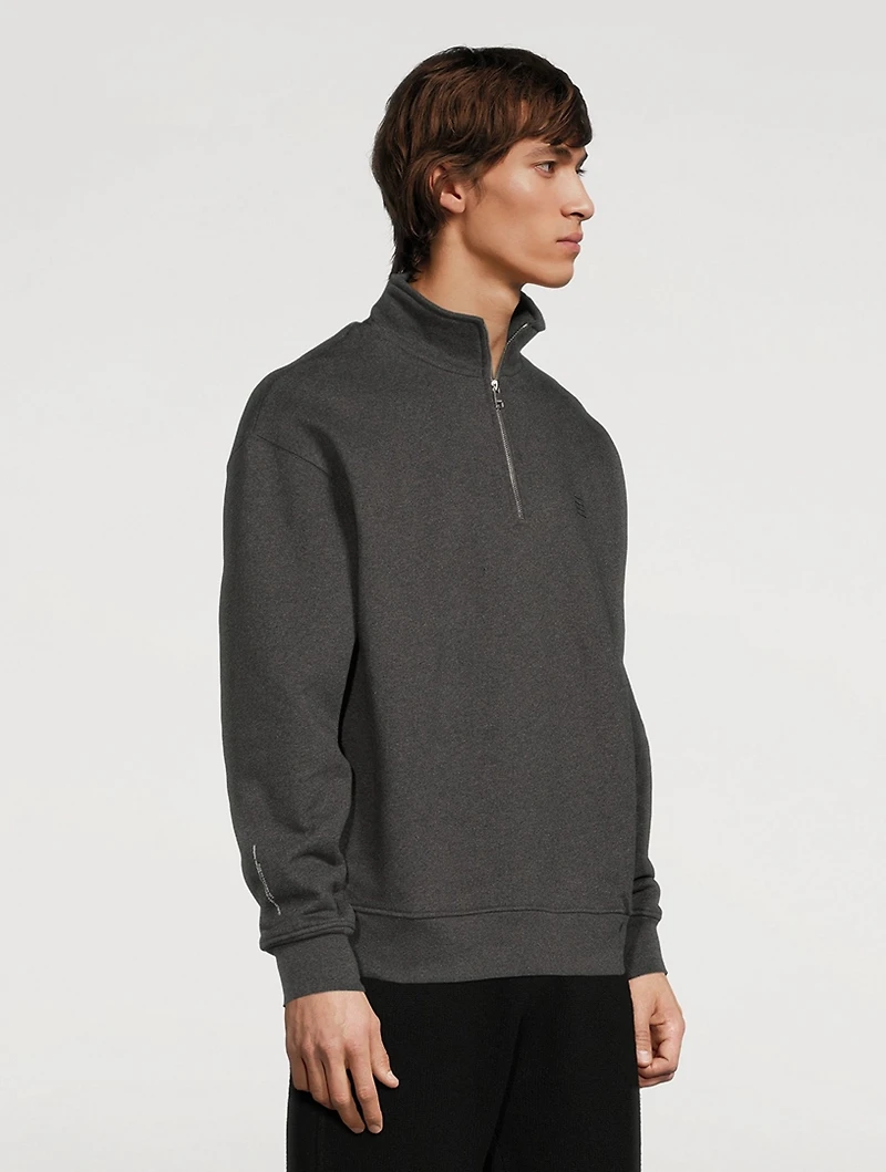Essential Fleece Half-Zip Sweater