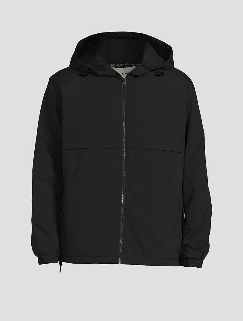 Technical Windbreaker Jacket With Hood